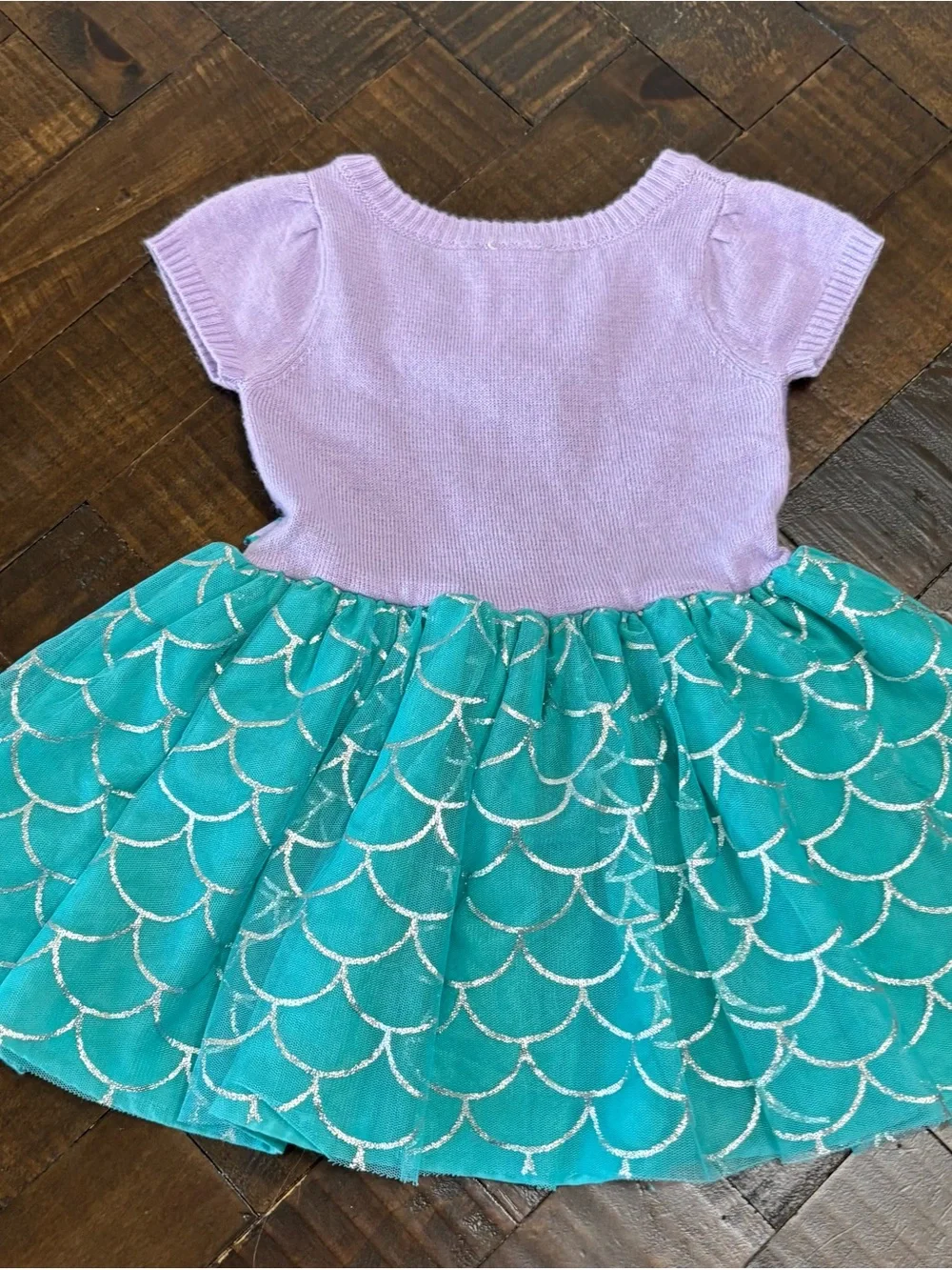 Disney Ariel Mermaid Tulle Dress Toddler Girl size 2T